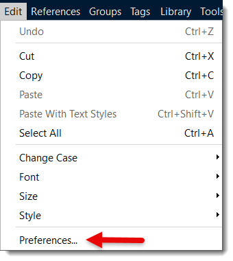 Preferences